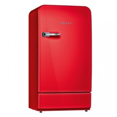 博世（BOSCH）8系 154升复古单门冰箱 KSL20AR30C 德国原装进口 红色