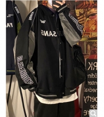 2021春秋新款外套男士运动夹克春秋季ins港风痞帅韩版潮流棒球服反光情侣上衣